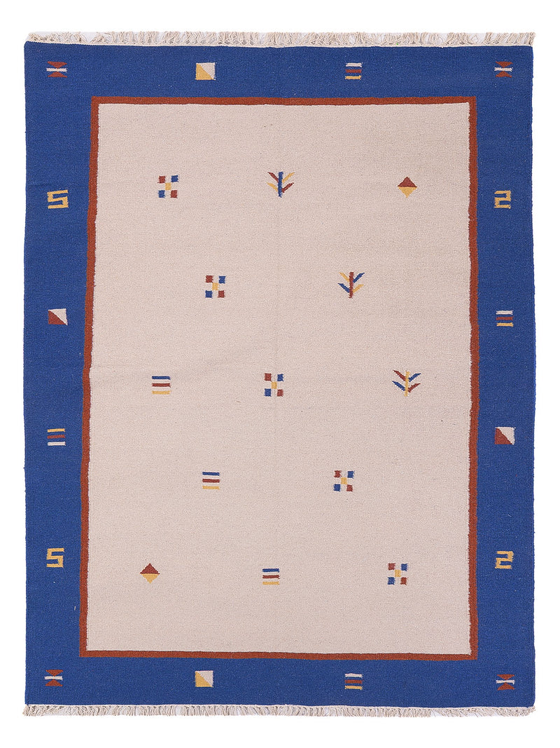Kelim matta - trendig - 240 x 170 cm - karamell