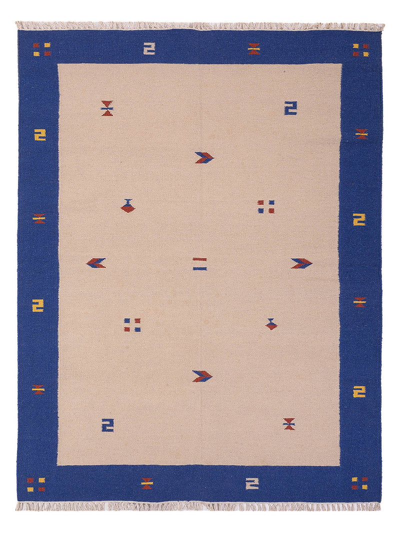 Kelim matta - trendig - 240 x 170 cm - karamell
