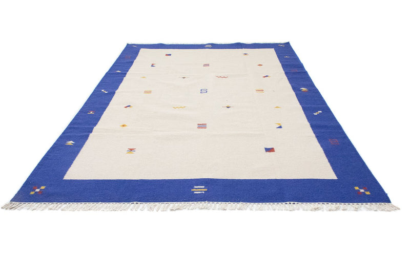 Kelim matta - trendig - 300 x 200 cm - beige