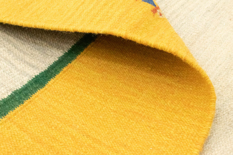 Kelim matta - trendig - 300 x 200 cm - beige