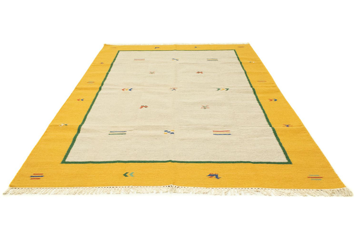 Kelim matta - trendig - 300 x 200 cm - beige