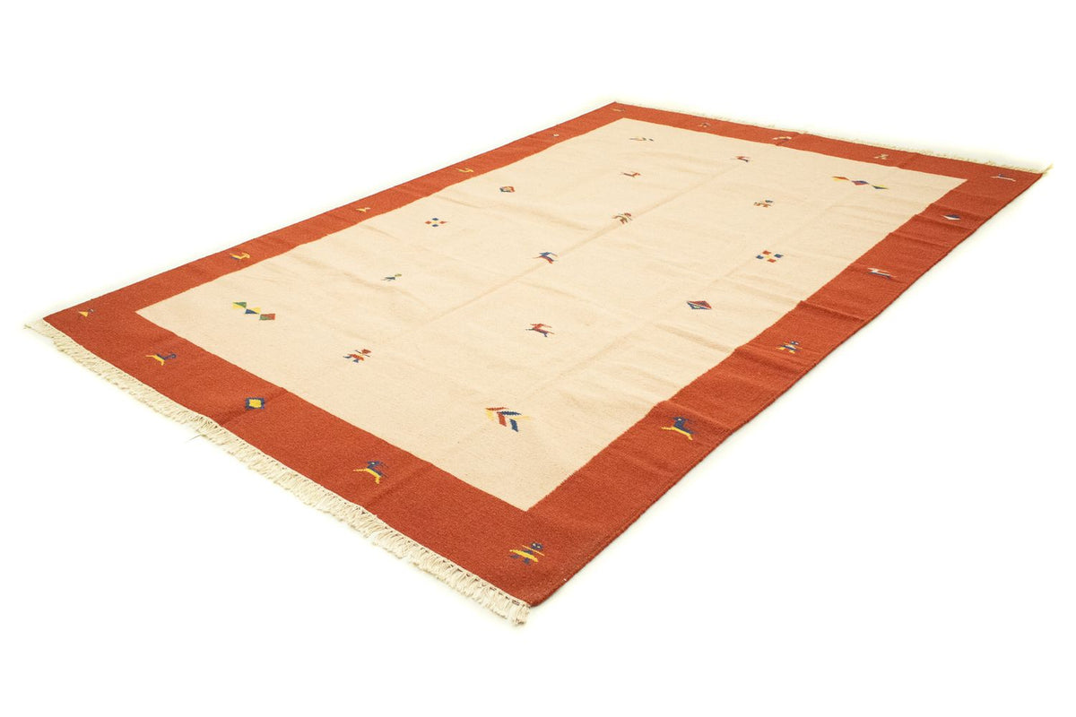 Kelim matta - trendig - 300 x 200 cm - beige