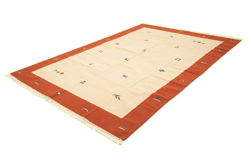 Kelim matta - trendig - 300 x 200 cm - beige