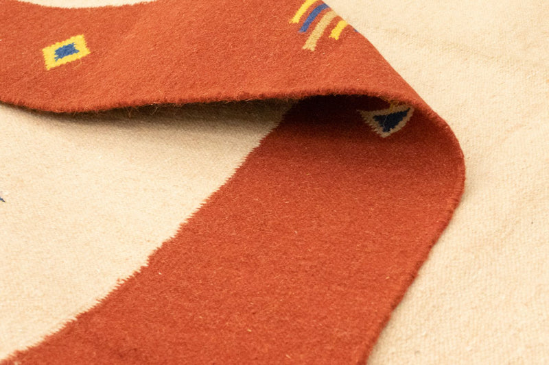 Kelim matta - trendig - 300 x 200 cm - beige