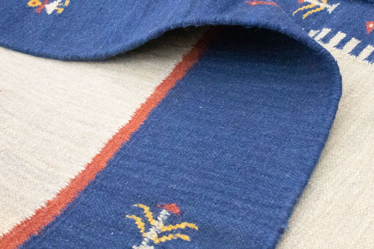 Kelim matta - trendig - 300 x 200 cm - beige