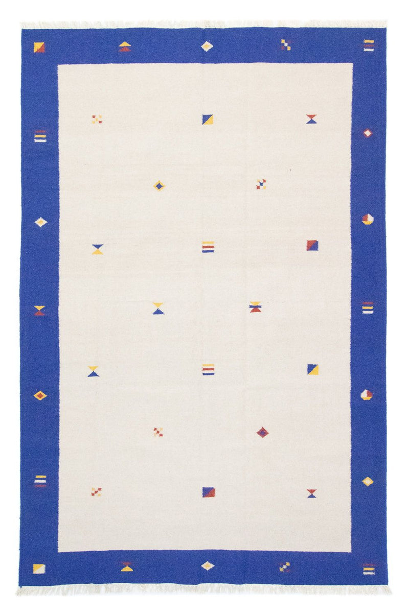 Kelim matta - trendig - 300 x 200 cm - beige