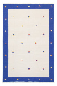 Kelim matta - trendig - 300 x 200 cm - beige