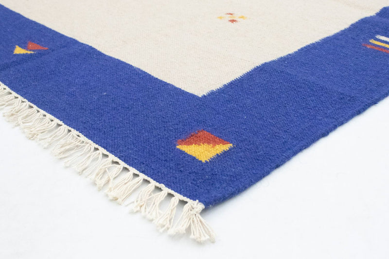 Kelim matta - trendig - 300 x 200 cm - beige