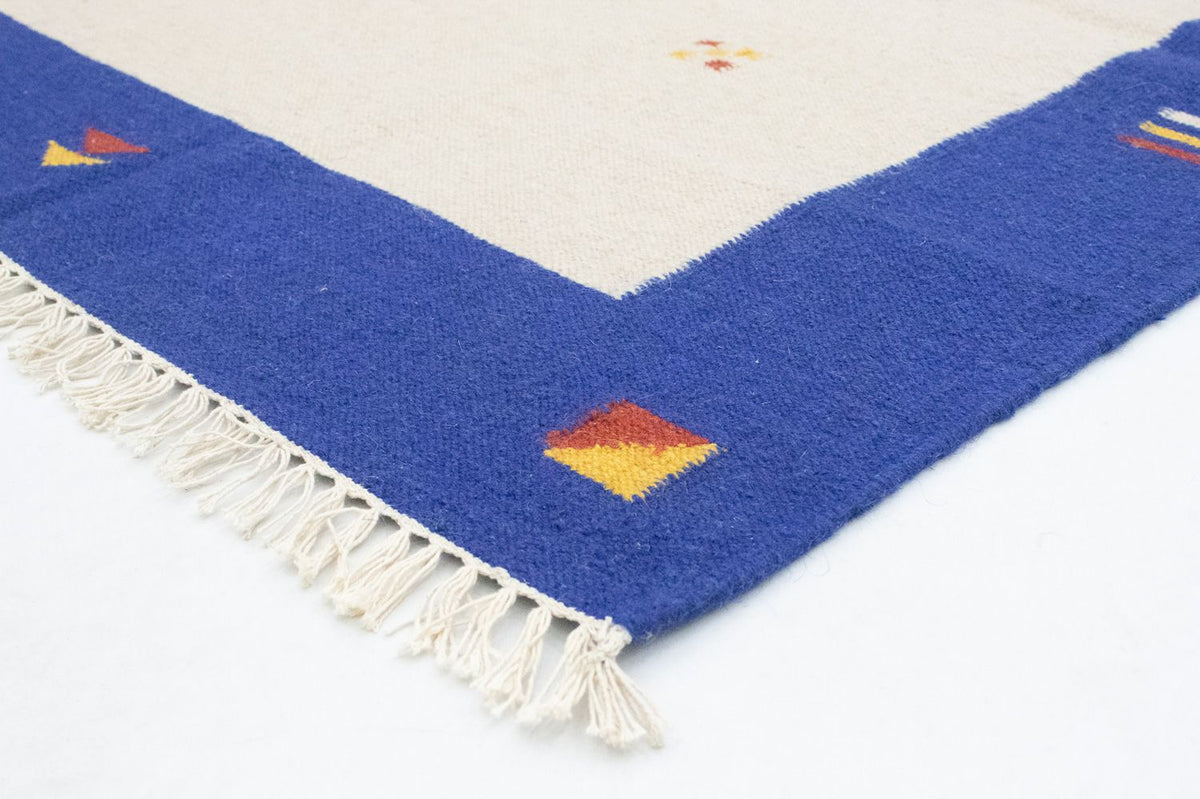 Kelim matta - trendig - 300 x 200 cm - beige