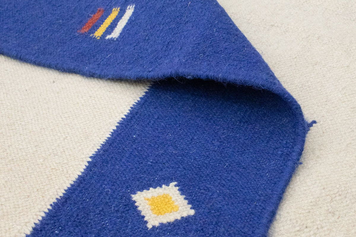 Kelim matta - trendig - 300 x 200 cm - beige