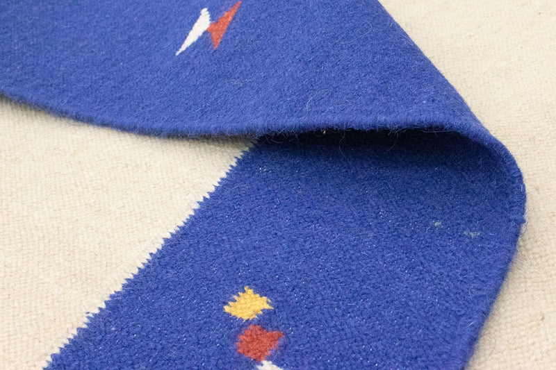 Kelim matta - trendig - 300 x 200 cm - beige