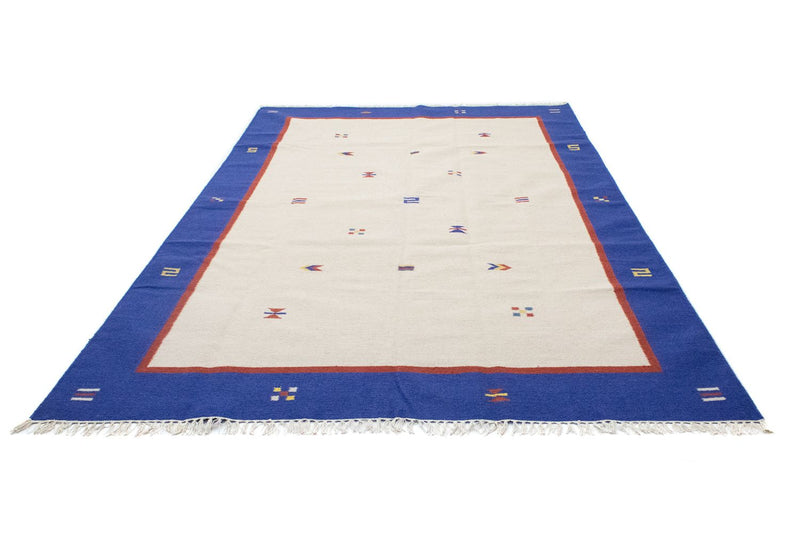 Kelim matta - trendig - 300 x 200 cm - beige