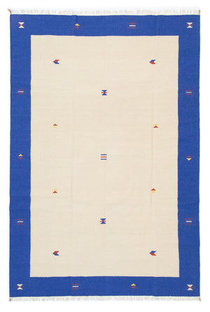 Kelim matta - trendig - 300 x 200 cm - beige