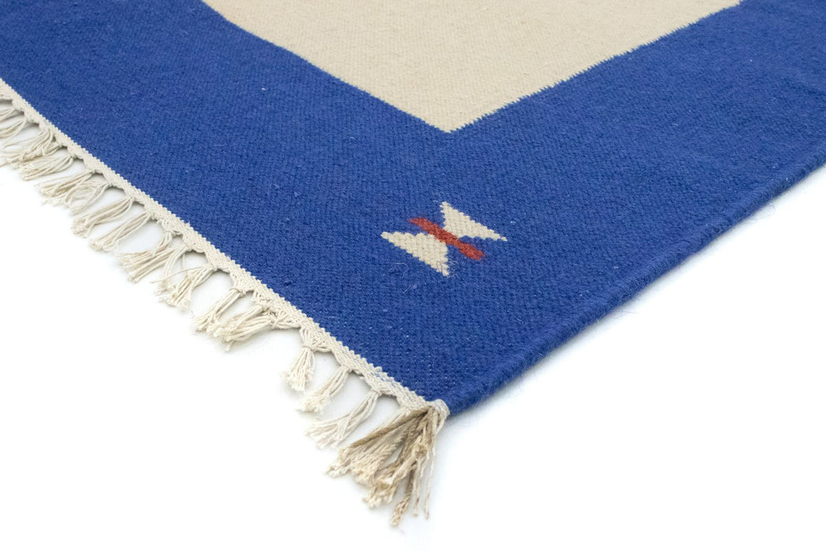 Kelim matta - trendig - 300 x 200 cm - beige