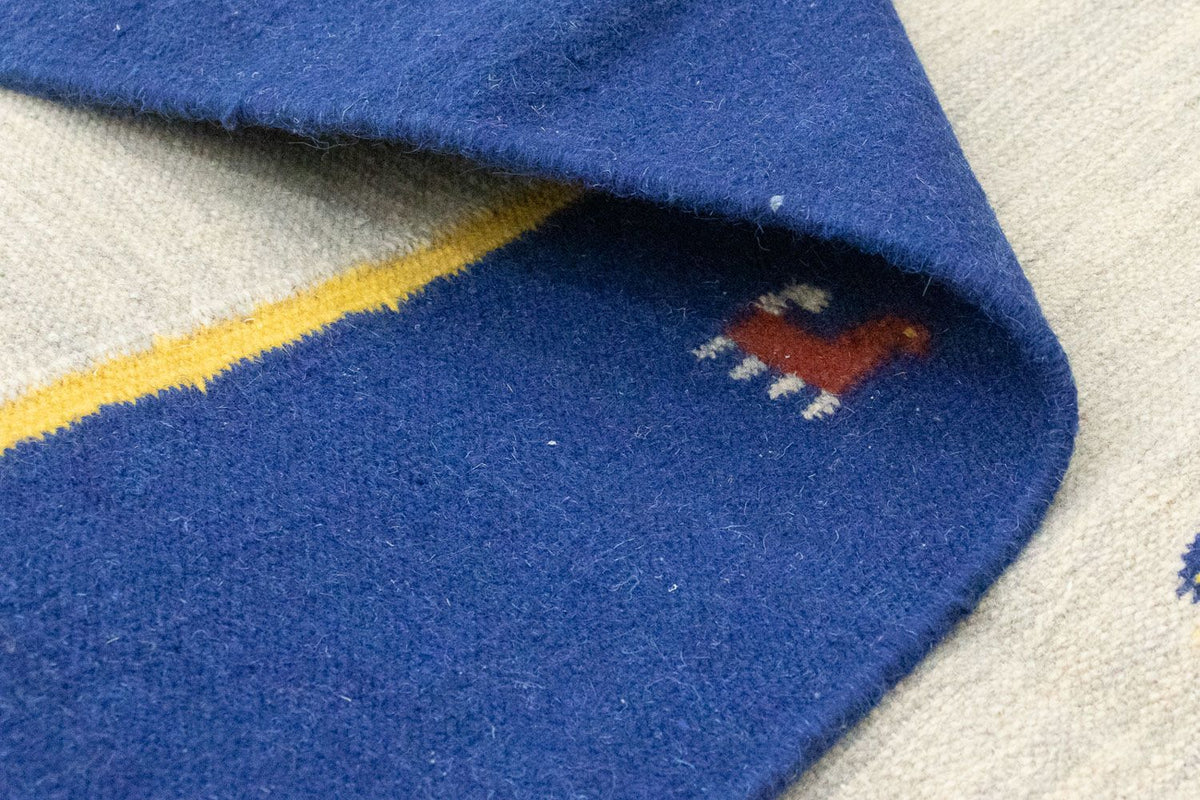 Kelim matta - trendig - 300 x 200 cm - beige