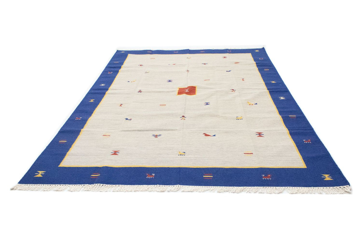 Kelim matta - trendig - 300 x 200 cm - beige