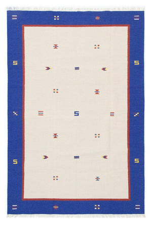 Kelim matta - trendig - 300 x 200 cm - beige