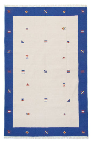 Kelim matta - trendig - 300 x 200 cm - beige