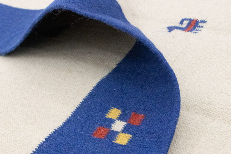 Kelim matta - trendig - 300 x 200 cm - beige