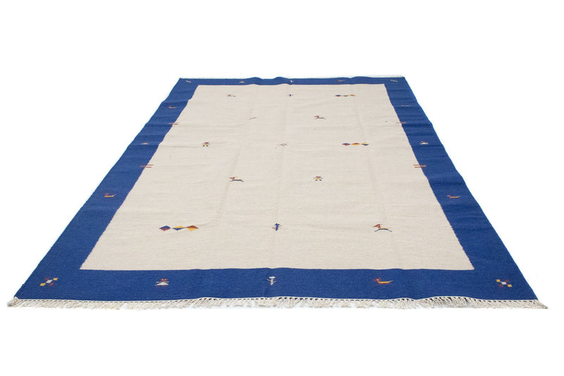 Kelim matta - trendig - 300 x 200 cm - beige