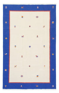 Kelim matta - trendig - 300 x 200 cm - beige