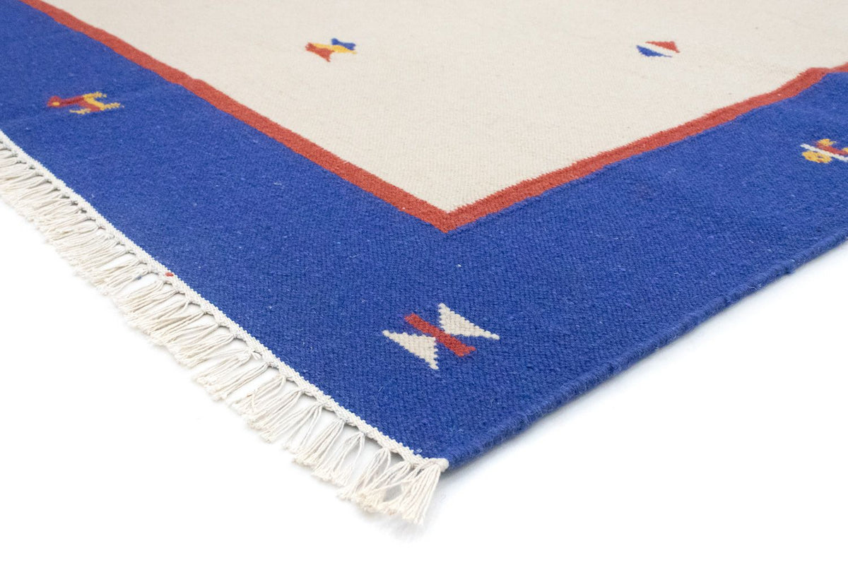 Kelim matta - trendig - 300 x 200 cm - beige