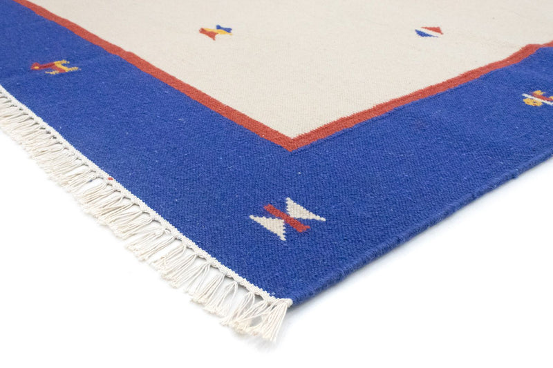 Kelim matta - trendig - 300 x 200 cm - beige