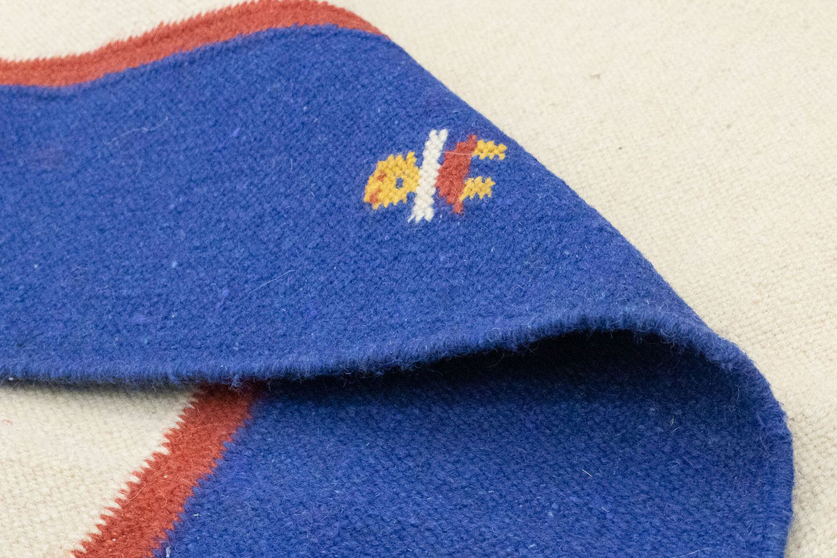 Kelim matta - trendig - 300 x 200 cm - beige