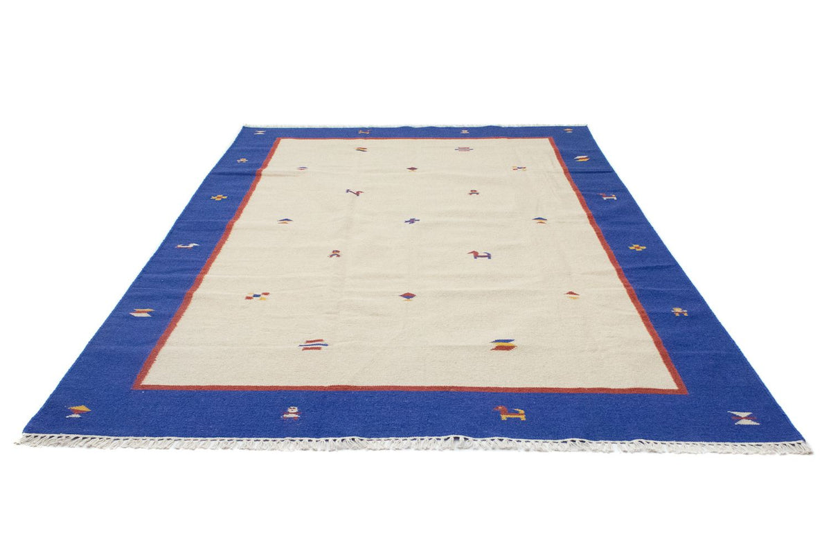 Kelim matta - trendig - 300 x 200 cm - beige