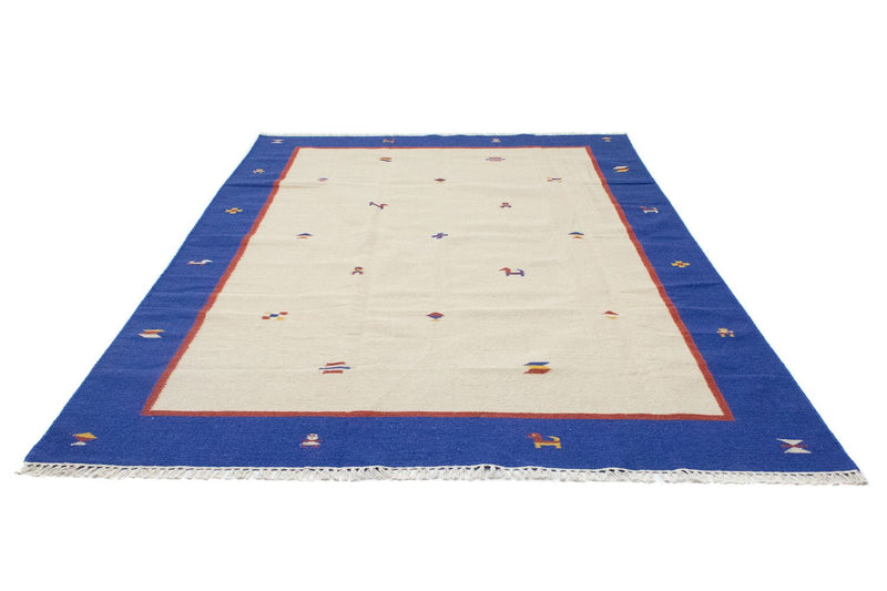 Kelim matta - trendig - 300 x 200 cm - beige