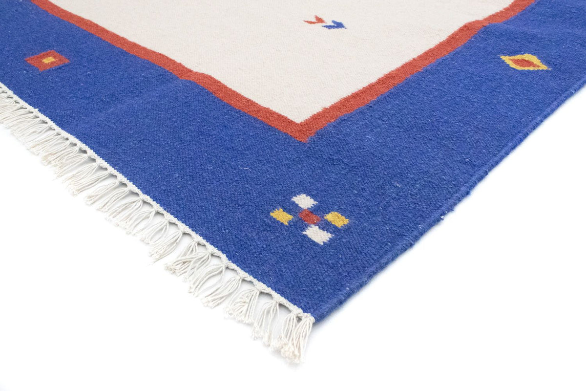 Kelim matta - trendig - 300 x 200 cm - beige