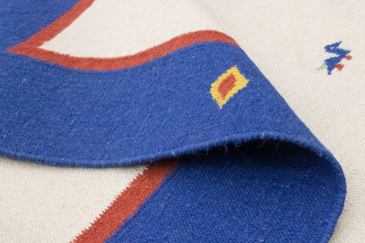 Kelim matta - trendig - 300 x 200 cm - beige