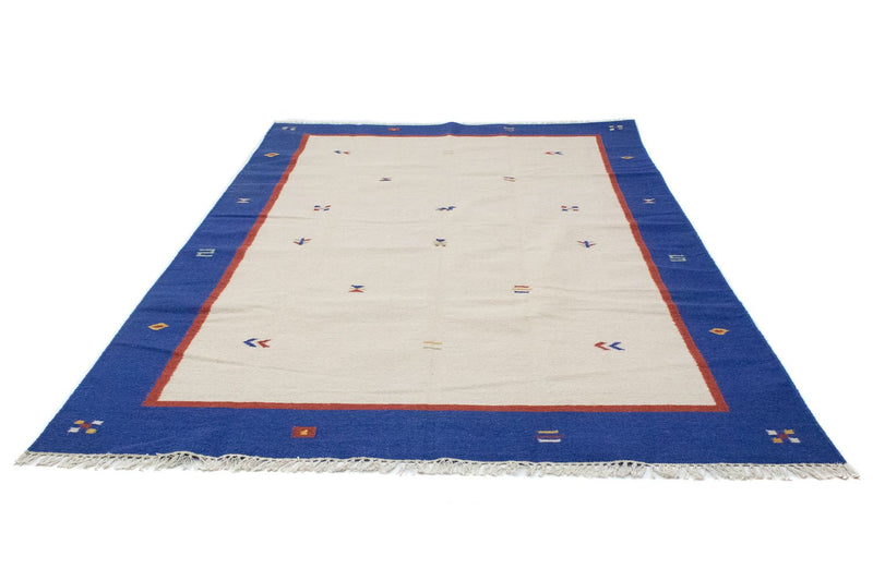 Kelim matta - trendig - 300 x 200 cm - beige