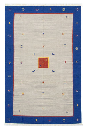 Kelim matta - trendig - 300 x 200 cm - beige