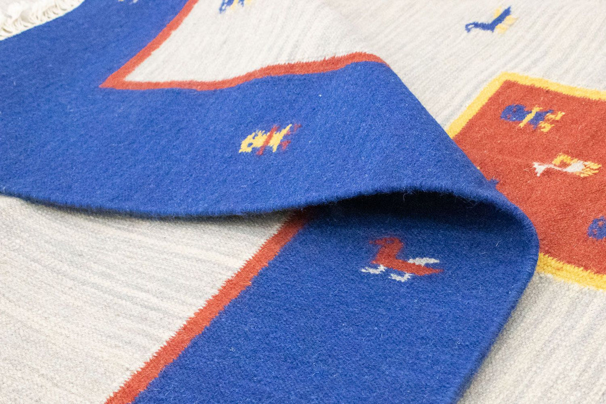 Kelim matta - trendig - 300 x 200 cm - beige