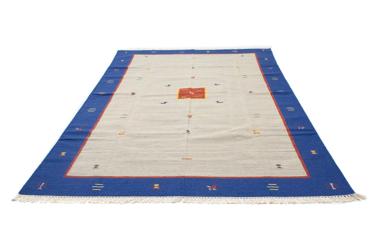 Kelim matta - trendig - 300 x 200 cm - beige