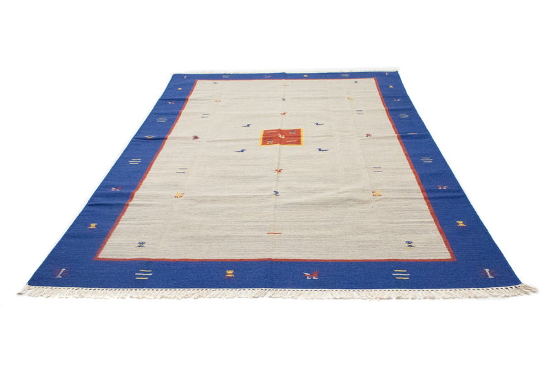 Kelim matta - trendig - 300 x 200 cm - beige