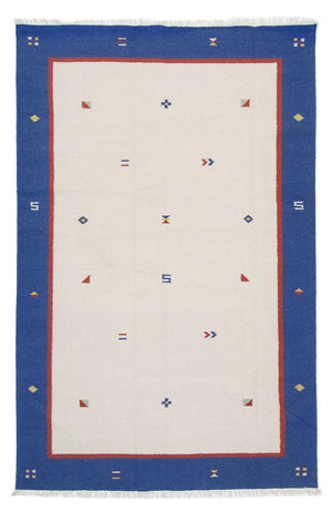 Kelim matta - trendig - 300 x 200 cm - beige