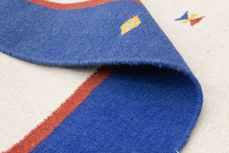 Kelim matta - trendig - 300 x 200 cm - beige