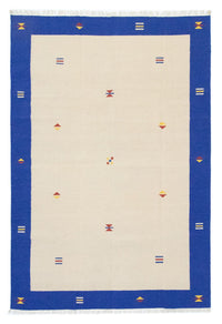 Kelim matta - trendig - 300 x 200 cm - beige