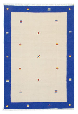 Kelim matta - trendig - 300 x 200 cm - beige