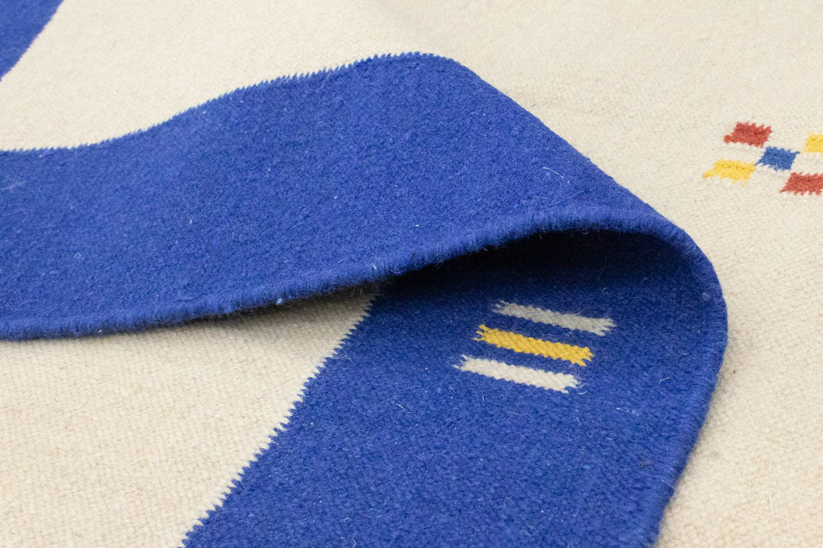 Kelim matta - trendig - 300 x 200 cm - beige