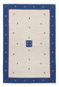 Kelim matta - trendig - 300 x 200 cm - beige