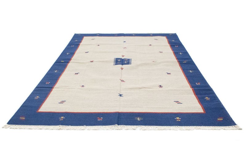 Kelim matta - trendig - 300 x 200 cm - beige