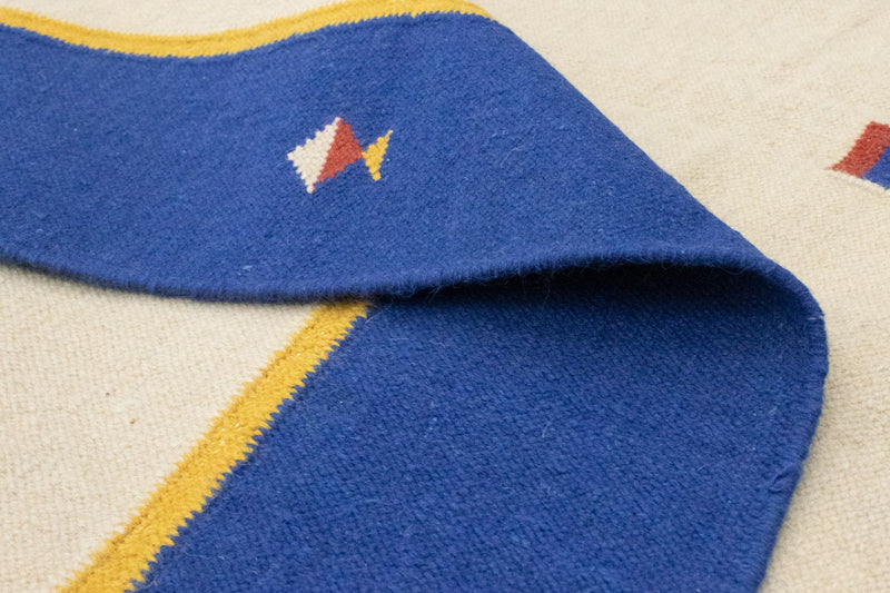 Kelim matta - trendig - 300 x 200 cm - beige