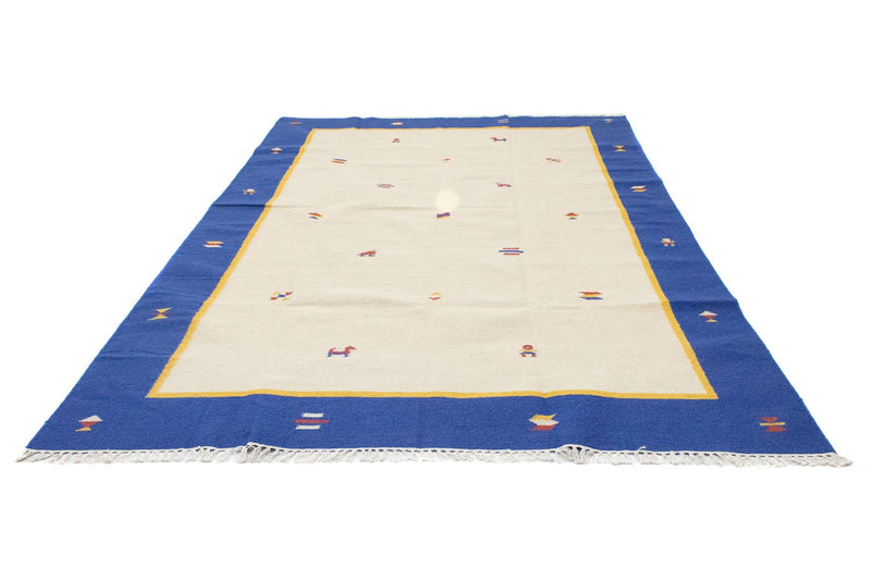 Kelim matta - trendig - 300 x 200 cm - beige