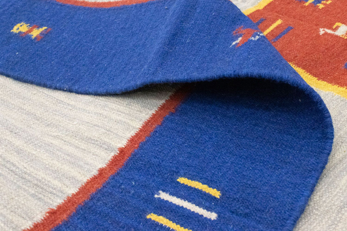 Kelim matta - trendig - 300 x 200 cm - beige