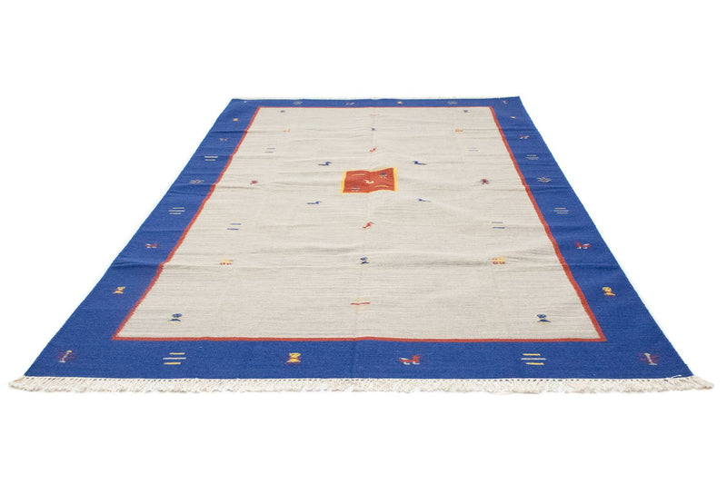 Kelim matta - trendig - 300 x 200 cm - beige