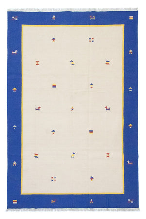 Kelim matta - trendig - 300 x 200 cm - beige