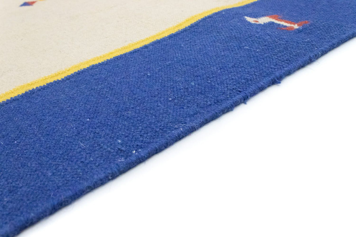 Kelim matta - trendig - 300 x 200 cm - beige